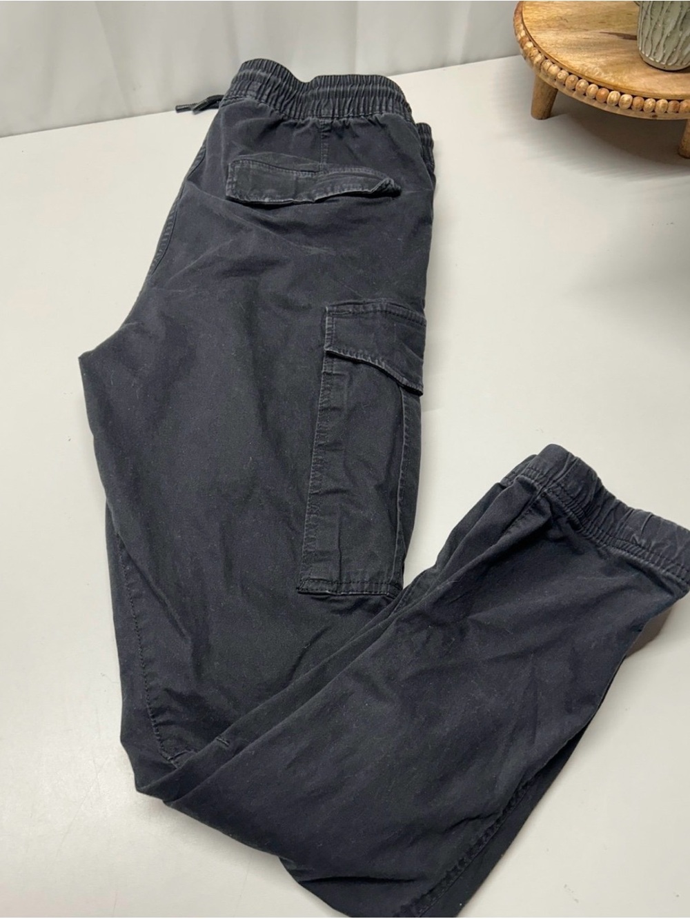 H&M Black Men's Cargo Joggers